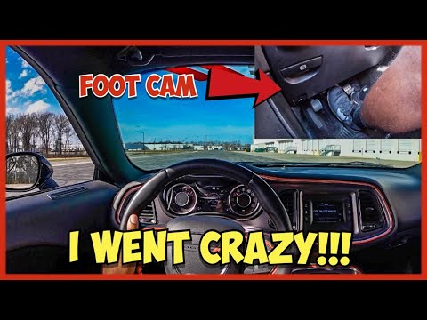 6 Speed Challenger POV and Foot Cam: Donuts, Burnouts, and Pulls!!!