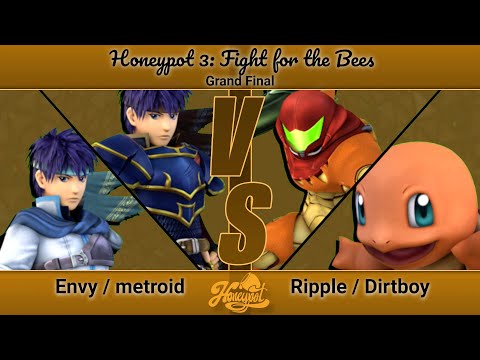 Honeypot 3 - Grand Finals - Dirtboy / Ripple (Red) VS Envy / Metroid (Blue)