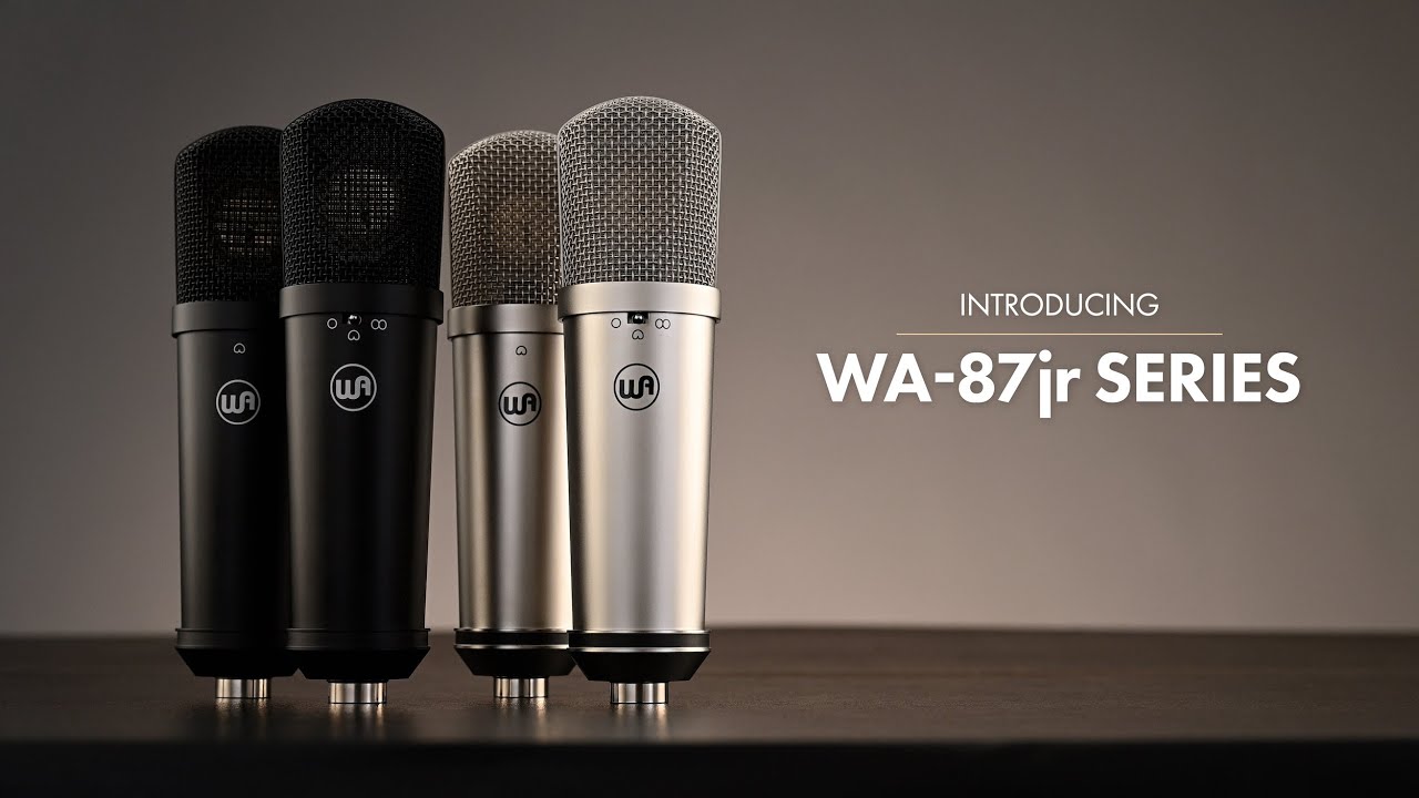 Introducing The WA-87jr Series | Contemporary Versions Of The '87-Style All-Time Studio Vocal Mic - YouTube