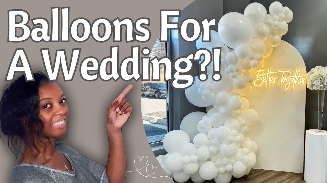 Setup With Me - Decorating A Wedding With Balloons!