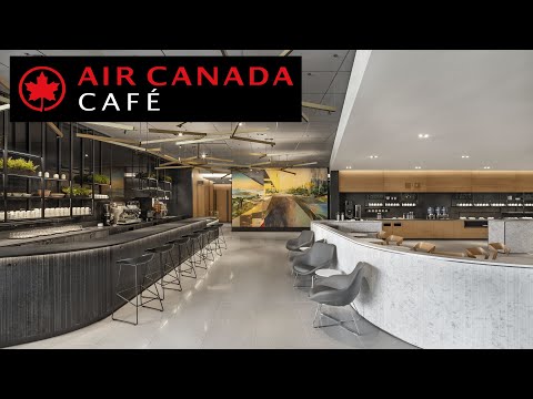 Uma olhada no Air Canada Café