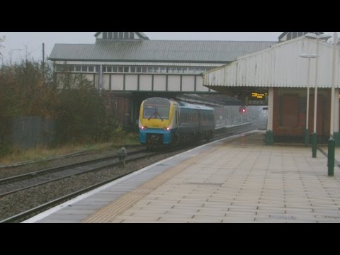 Half an Hour at (76) - Wrexham General Station 26.11.2014 - ATW Class 150 175