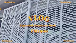 ตะแกรงอลูมิเนียมฉีก FM1900 | แข็งแรง น้ำหนักเบา ไม่เป็นสนิม เหมาะสำหรับงานสถาปัตย์