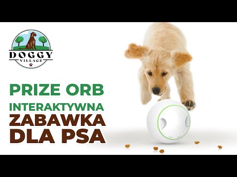 Doggy Village Prize ORB Judantis, interaktyvus kamuolys su Skanėstais vidutiniams ir dideliems šunims video