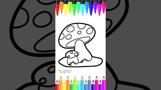 How to Draw a Mushroom for Kids | Easy Drawing Tutorial