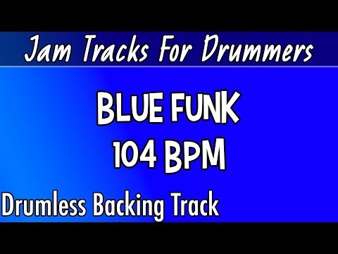 Blues Funk Drumless Backing Track 104 bpm