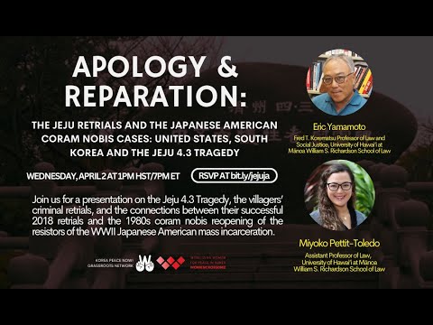 Remembering the Jeju 4.3 Incident and the Fight for Survivor Redress