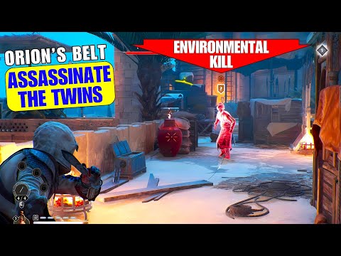 Assassinate the Twins (Environmental kill) Assassins Creed Mirage