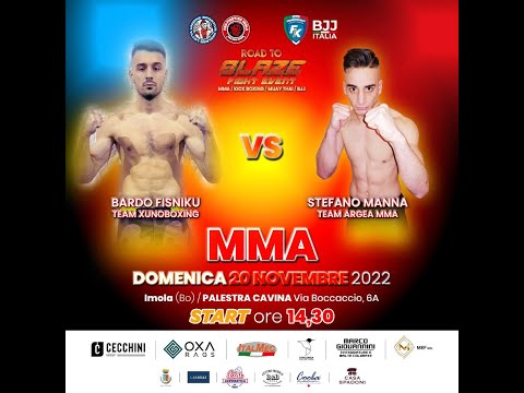 MMA - Stefano Manna (Team Argea MMA) vs Bardo Fisniku (X1 Boxing Genova)