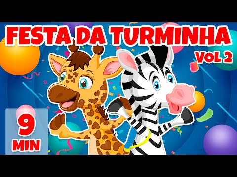 Festa da Turminha vol 2 - Giramille 9 min | Desenho Animado Musical