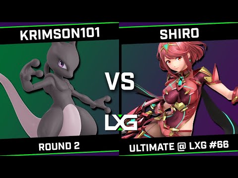 Krimson101 (Mewtwo/Pichu) vs Shiro (Pyra Mythra) - Smash Ultimate @ LXG 66