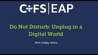Unplug - Summer Wellness Series