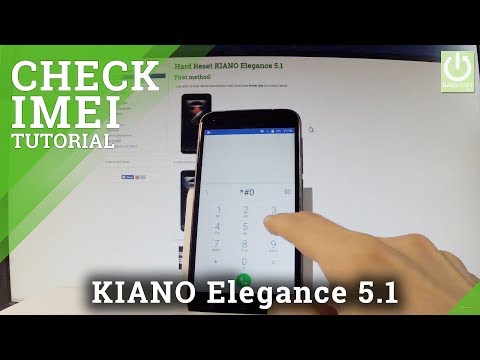 IMEI Information KIANO Elegance 5.1 - Check IMEI in Android
