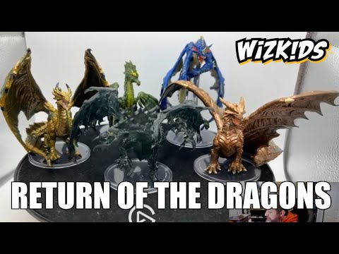 Return of the Dragons Miniature Unboxing ( WizKids Icons of the Realms) | Nerd Immersion