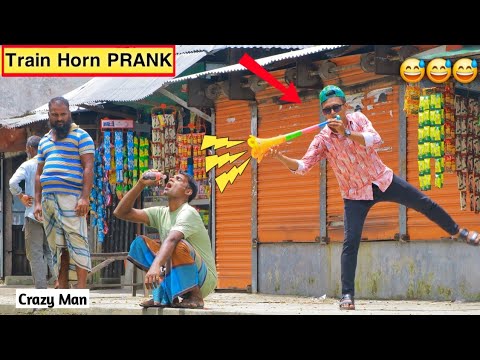 Best of Train Horn PRANK 2026 | Funny Prank Videos | Prank videos... 