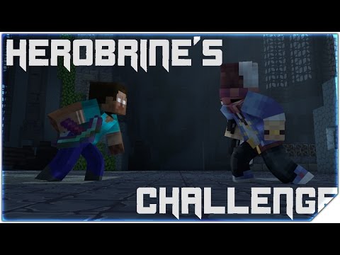 HEROBRINE'S CHALLENGE - EPIC FIGHT Minecraft Animation