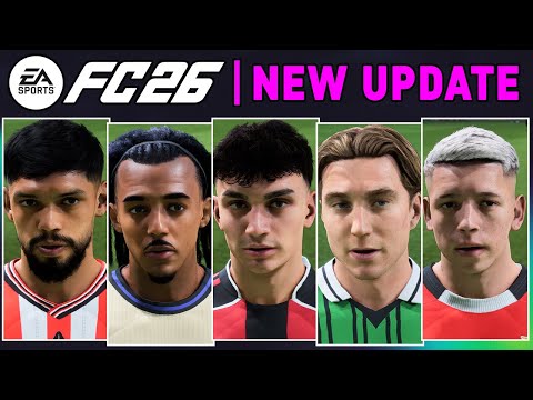EA FC 26 NEWS | ALL NEW REAL FACES (Gameplay Footage) - TITLE UPDATE v1.4.2