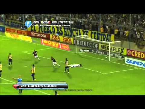 Gol de Luque Central 0 Colón 1 Fecha 5 Torneo Final 2014