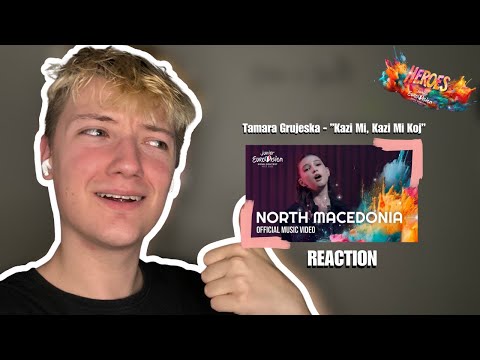 REACTION to Tamara Grujeska - "Ka Zi Mi, Ka Zi Mi Koi" (North Macedonia) Junior Eurovision 2023