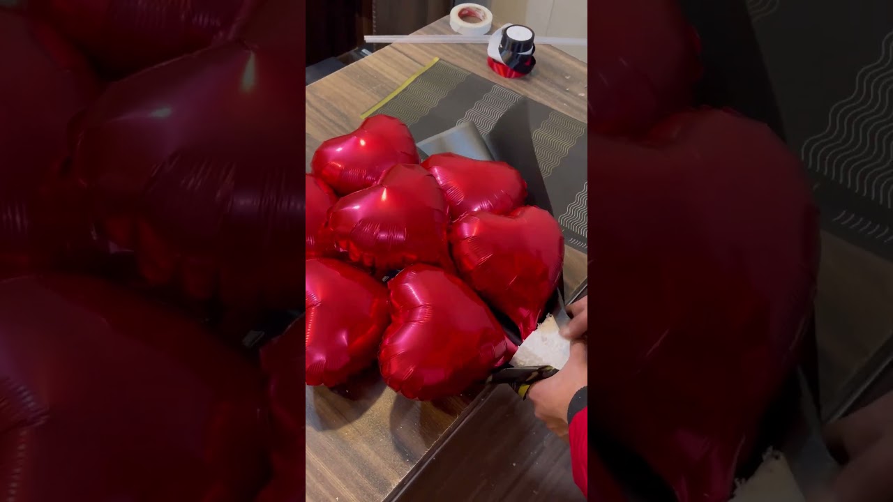 Balloon Bouquet Making/Tutorial | Valentines Gifts | Confettiiees              #diy #viral #craft