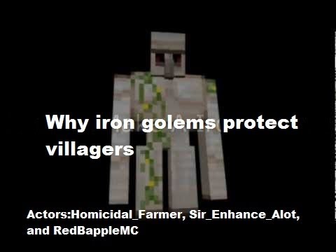 Why Iron Golems Like Villagers | FAILED VIDEO Watch at Your Own Risk