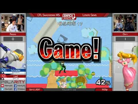 CFL Smackdown 145 Melee - Krudo (Sheik) vs Oaty (Peach) - Losers Semis