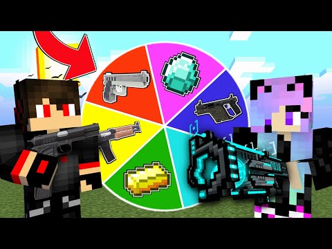 The Roulette of OP Weapons in Minecraft!