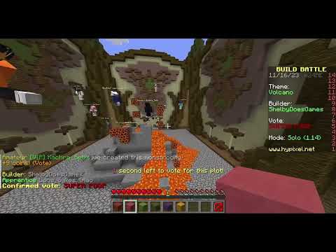 EPIC BUILD BATTLE VOLCANO - You won't believe how they did!! #kozache_gaming