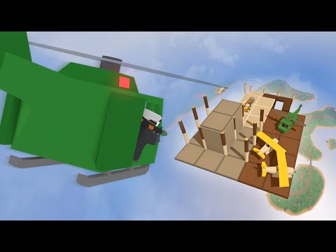 How We Found a FULL VANILLA SKYBASE (Unturned Survival)