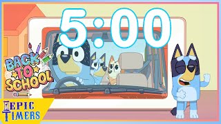 Bluey Welcome Back to School 5 minute timer!