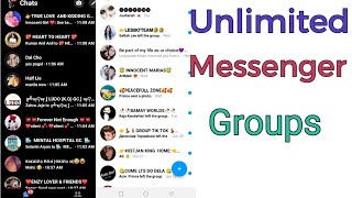 how to find Messenger groups! Messenger groups link!Messenger chatting groups!