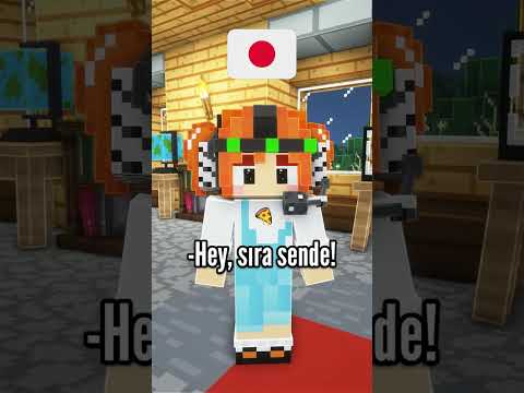 MINEGREEN -  MINEGREEN can speak All Languages!  -Minecraft #shorts