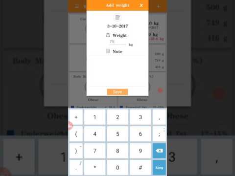 Gewichtsverlust App Android kostenlos