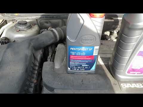 Saab correct coolant Pentofrost and Peak European formula antifreeze also Audi Porsche VW Mercedes