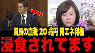 【保守】※国民の血税２０兆円が利権化されてます...再エネ賦課金はどこに...