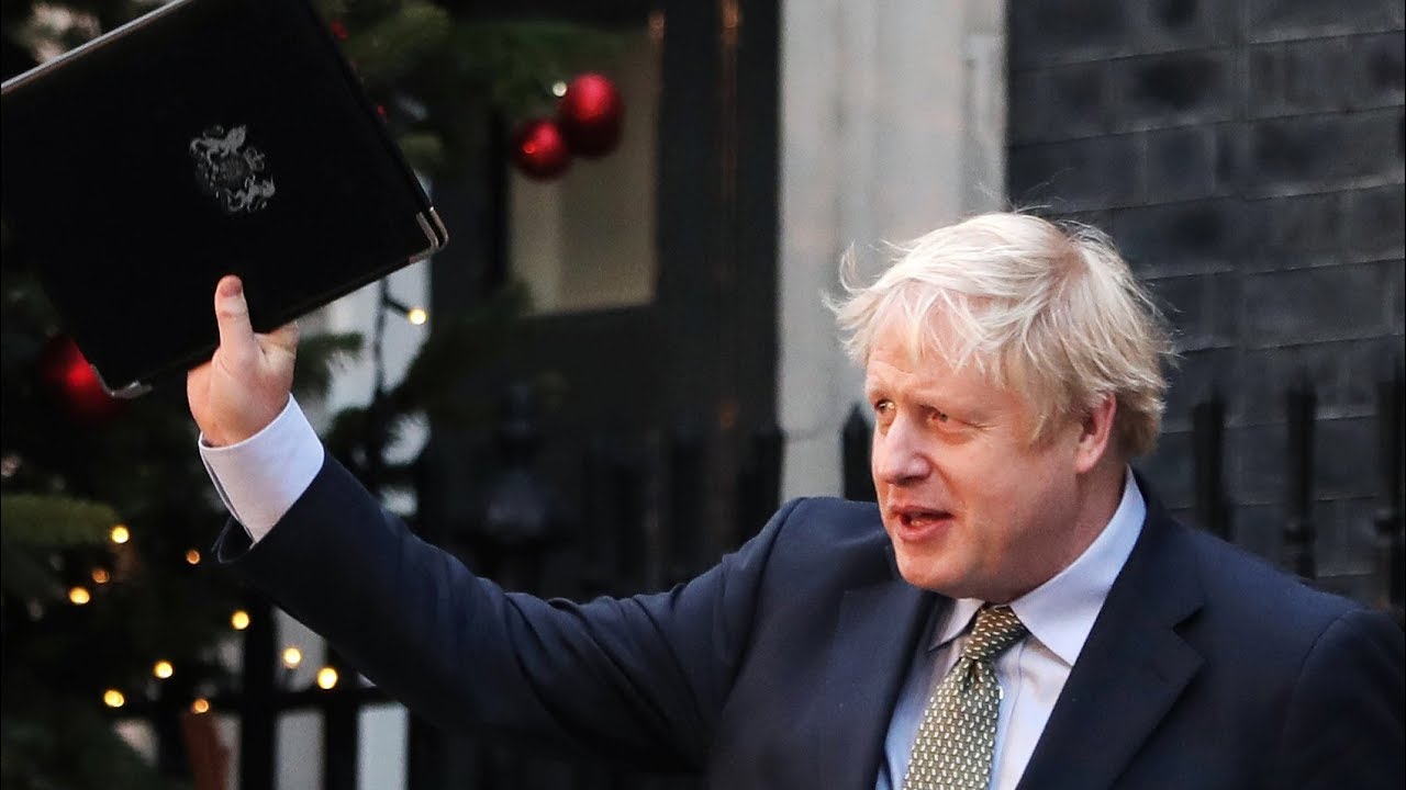 Boris Johnson offers Christmas message of unity after winning historic landslide