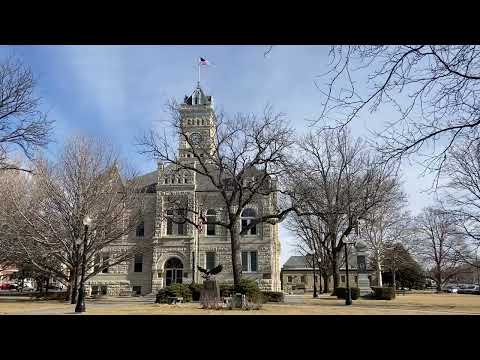 Early Afternoon at the Clay County Courthouse in Downtown Clay Center, Kansas