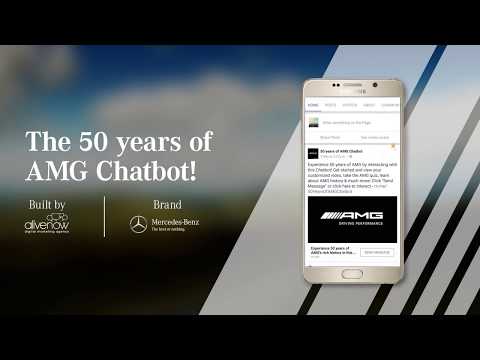 ⁣Mercedes-Benz Facebook Messenger Chatbot for 50 Years of AMG