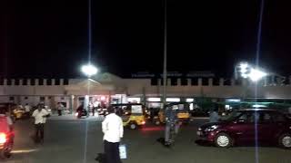 preview picture of video 'Gudivada Junction RailwayStation Night Visit'