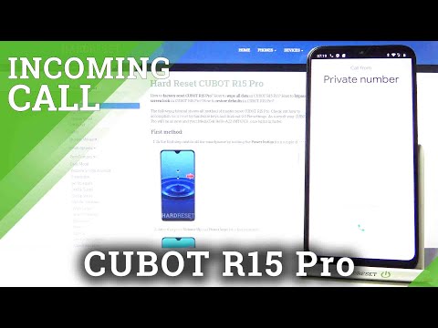 Cubot R15 Pro - Incoming Call Screen