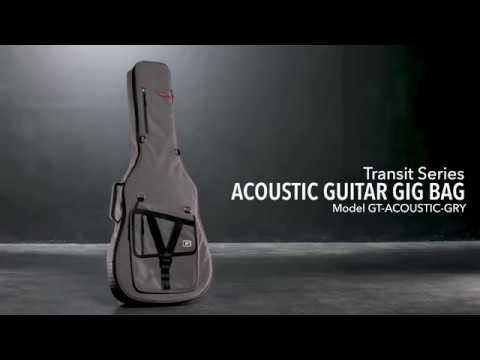 Чохол для акустичної гітари Gator GT-ACOUSTIC-GRY TRANSIT SERIES Acoustic Guitar Bag (41" Дредноут)