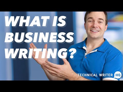 , title : 'What is Business Writing?'