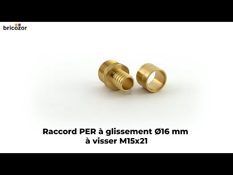 Raccord PER à glissement fixe mâle à visser BRICOZOR