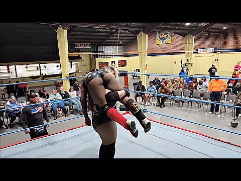 Samantha starr vs Jada stone round 2 At bad boyz of wrestling