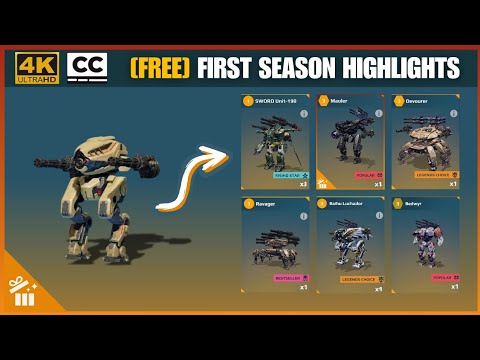 First Season Highlights | Free To Play War Robots - F2P Series