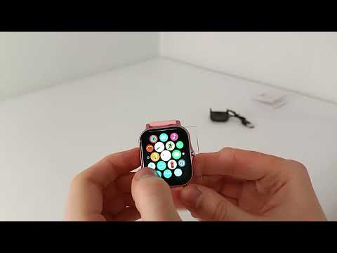 Смарт-часы Smart Watch Y13 Bluetooth, установка своего фона. Цвет розовый - фото 1 - id-p2469473497