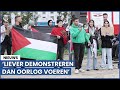 Palestijnse demonstratie in Den Haag: 'Ongepast!'