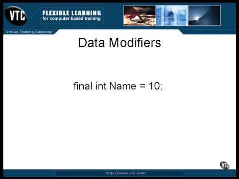 30 Java Certification Chapter05 The Structure Of Java Lesson4 Data Modifiers