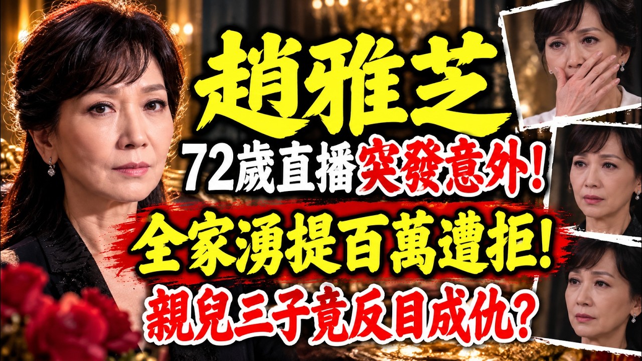 🔥72歲趙雅芝近照惹熱議！😱當年21歲閃婚，竟傳出高人曾經警告？💔婚姻風波、爭子官司、沈殿霞片場舊聞，背後究竟有幾多不為人知嘅故事？#趙雅芝 #岑逸飛 #沈殿霞 #鄭少秋 #黃錦燊 #香港娛樂圈