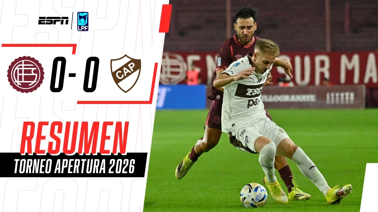 EL GRANATE Y EL CALAMAR ABRIERON LA FECHA 13 CON UN EMPATE EN EL SUR | Lanús 0-0 Platense | RESUMEN